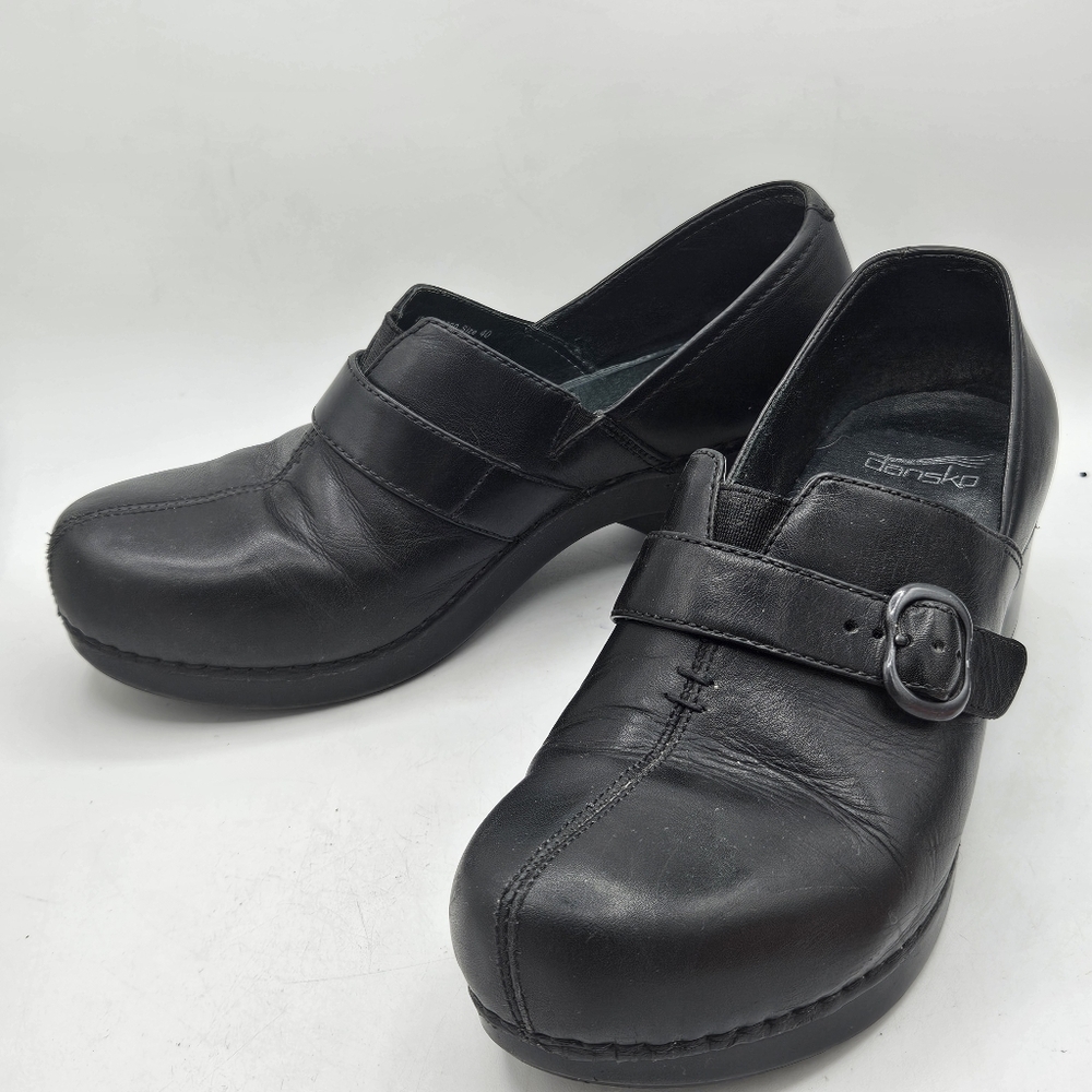 Dansko Tamara Leather Clogs Size 40 US Size 9.5 / 10